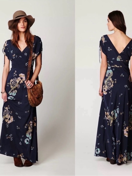 Free People Dresses & Skirts - Free People Stardust Short Sleeve Maxi Dress